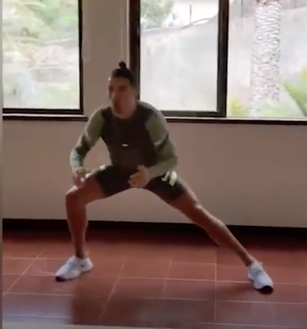 Training zu Hause mit Cristiano Ronaldo